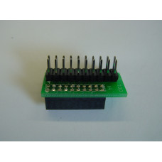 2mm to 2.54mm Adapter, 20 Pin, Left Aligned