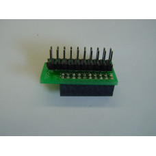 2mm to 2.54mm Adapter, 20 Pin, Right Aligned